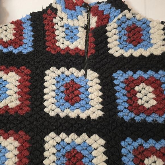 Damson Madder for Anthropologie Crochet Half Zip Pullover. Retails $160 - Picture 9 of 14